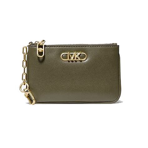 Michael Kors Parker Small Key Card Holder Olive 